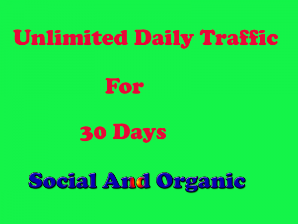 Targeted social web traffic for 30 days from main social websites. - Image 3