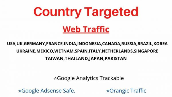 Real Active Country Targeted Website Traffic 100% Real Web Traffic ( SEO ) - Image 2