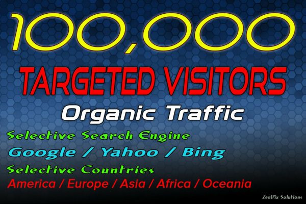 Drive 100k Targeted Web Traffic